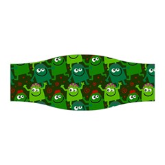 Green Monster Cartoon Seamless Tile Abstract Stretchable Headband