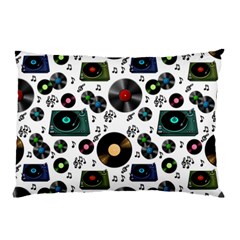 Records Vinyl Seamless Background Pillow Case (two Sides) by Bangk1t