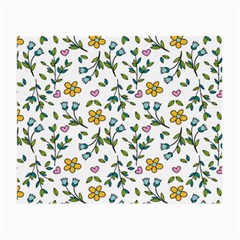 Flower Floral Pattern Small Glasses Cloth by Bangk1t