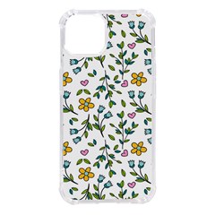 Flower Floral Pattern Iphone 14 Tpu Uv Print Case by Bangk1t