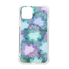 Leaves Glitter Background Winter Iphone 11 Pro 5 8 Inch Tpu Uv Print Case