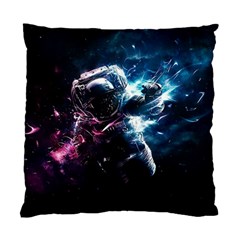 Psychedelic Astronaut Trippy Space Art Standard Cushion Case (two Sides)