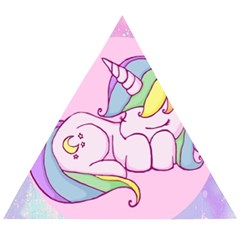 Unicorn Stitch Wooden Puzzle Triangle by Bangk1t