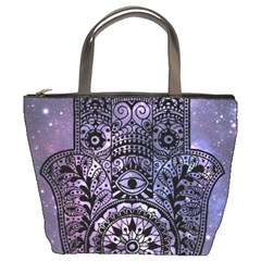 Hamsa Hand Bucket Bag