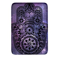 Hamsa Hand Rectangular Glass Fridge Magnet (4 Pack)