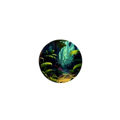 Rainforest Jungle Cartoon Animation Background 1  Mini Buttons by Ndabl3x