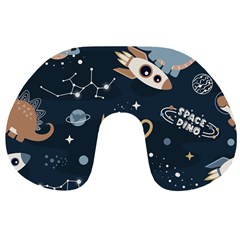 Space Theme Art Pattern Design Wallpaper Travel Neck Pillow