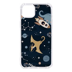 Space Theme Art Pattern Design Wallpaper Iphone 14 Plus Tpu Uv Print Case by Ndabl3x