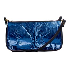 Nature Winter Cold Snow Landscape Shoulder Clutch Bag by Ndabl3x