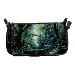 River Forest Wood Nature Shoulder Clutch Bag by Ndabl3x