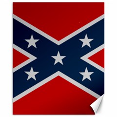 Rebel flag  Canvas 11  x 14 