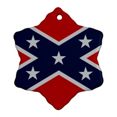 Rebel flag  Ornament (Snowflake)