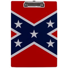 Rebel flag  A4 Acrylic Clipboard