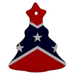 Rebel Flag  Christmas Tree Ornament (two Sides) by Jen1cherryboot88