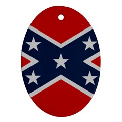 Rebel Flag  Ornament (oval) by Jen1cherryboot88