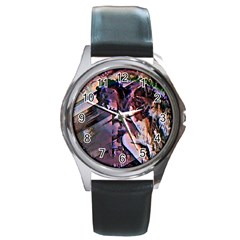 Prismatic Pride Round Metal Watch by MRNStudios