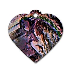 Prismatic Pride Dog Tag Heart (two Sides) by MRNStudios