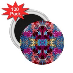 Roses Liquify  2 25  Magnets (100 Pack)  by kaleidomarblingart