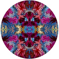 Roses Liquify  Uv Print Round Tile Coaster