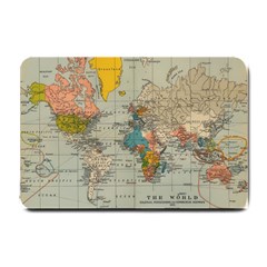 Vintage World Map Small Doormat
