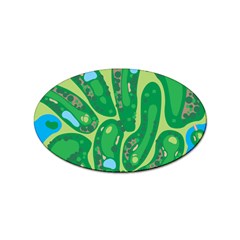 Golf Course Par Golf Course Green Sticker (oval) by Cowasu
