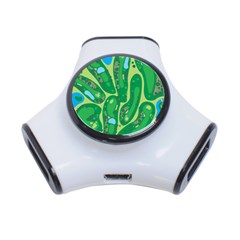 Golf Course Par Golf Course Green 3-port Usb Hub by Cowasu