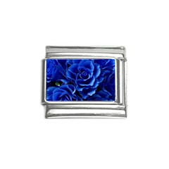 Blue Roses Flowers Plant Romance Blossom Bloom Nature Flora Petals Italian Charm (9mm) by Cowasu