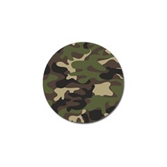 Texture Military Camouflage Repeats Seamless Army Green Hunting Golf Ball Marker