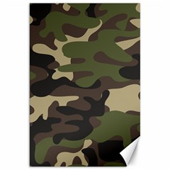 Texture Military Camouflage Repeats Seamless Army Green Hunting Canvas 20  x 30 