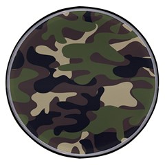 Texture Military Camouflage Repeats Seamless Army Green Hunting Wireless Fast Charger(Black)