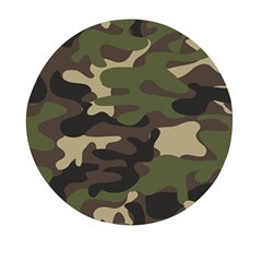 Texture Military Camouflage Repeats Seamless Army Green Hunting Mini Round Pill Box (pack Of 3)