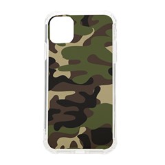 Texture Military Camouflage Repeats Seamless Army Green Hunting Iphone 11 Tpu Uv Print Case by Cowasu