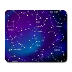 Realistic Night Sky With Constellations Large Mousepad by Cowasu