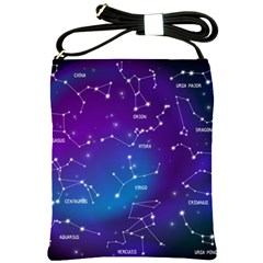 Realistic Night Sky With Constellations Shoulder Sling Bag by Cowasu