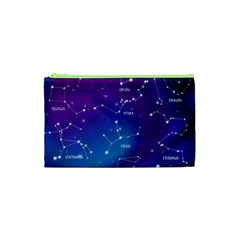 Realistic Night Sky With Constellations Cosmetic Bag (xs) by Cowasu