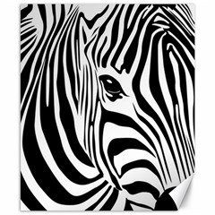 Animal Cute Pattern Art Zebra Canvas 8  X 10  by Amaryn4rt