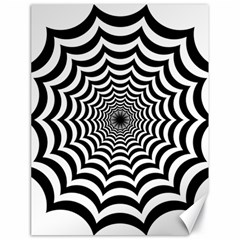 Spider Web Hypnotic Canvas 18  X 24  by Amaryn4rt