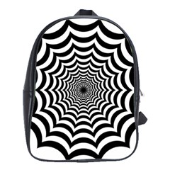 Spider Web Hypnotic School Bag (large) by Amaryn4rt