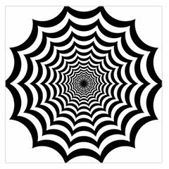 Spider Web Hypnotic Square Satin Scarf (36  X 36 ) by Amaryn4rt