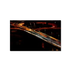 Highway Night Lighthouse Car Fast Sticker Rectangular (100 Pack) by Amaryn4rt