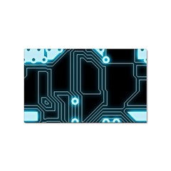 A Completely Seamless Background Design Circuitry Sticker Rectangular (10 Pack) by Amaryn4rt