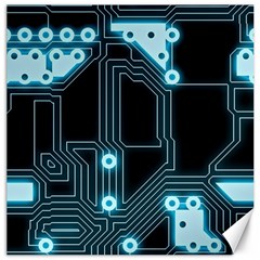 A Completely Seamless Background Design Circuitry Canvas 20  X 20  by Amaryn4rt