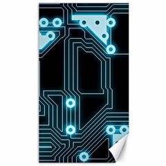 A Completely Seamless Background Design Circuitry Canvas 40  X 72  by Amaryn4rt