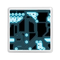 A Completely Seamless Background Design Circuitry Memory Card Reader (square) by Amaryn4rt