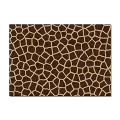 Giraffe Animal Print Skin Fur Sticker A4 (10 Pack) by Amaryn4rt