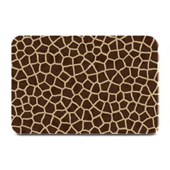 Giraffe Animal Print Skin Fur Plate Mats by Amaryn4rt