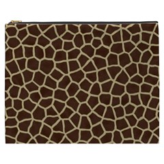 Giraffe Animal Print Skin Fur Cosmetic Bag (xxxl) by Amaryn4rt