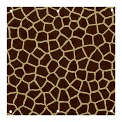 Giraffe Animal Print Skin Fur Banner And Sign 3  X 3  by Amaryn4rt