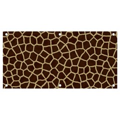 Giraffe Animal Print Skin Fur Banner And Sign 4  X 2  by Amaryn4rt