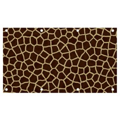 Giraffe Animal Print Skin Fur Banner And Sign 7  X 4  by Amaryn4rt